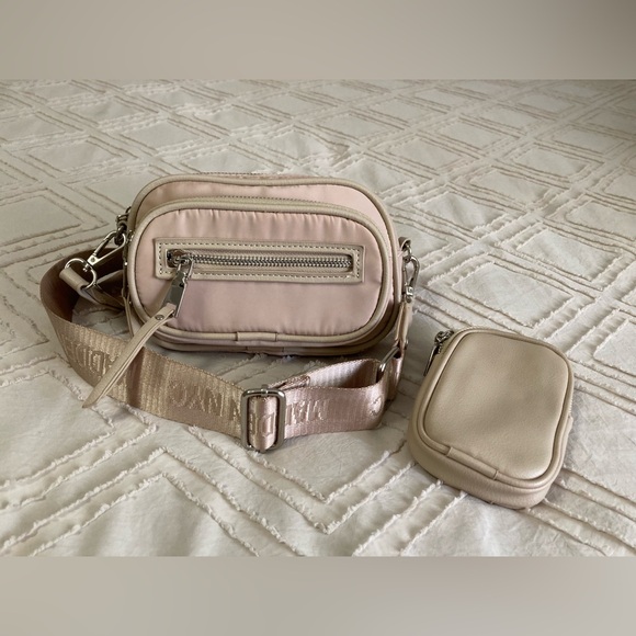 🦋2 For $50🦋Steve Madden Light Beige Crossbody Convertible Bag - Picture 3 of 5